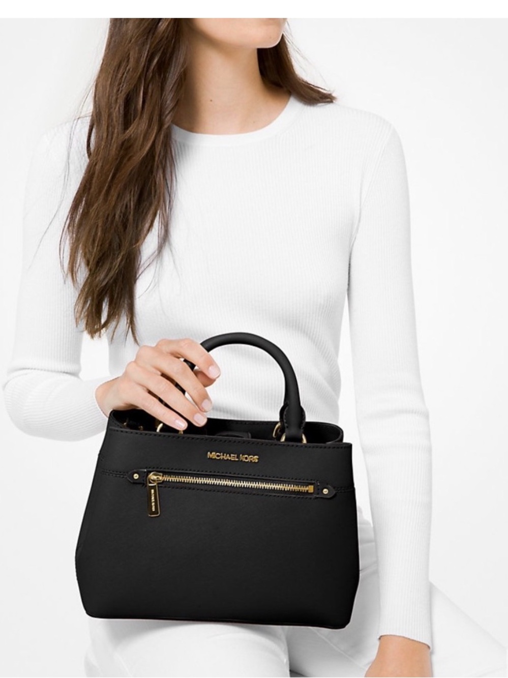 Michael Kors Hailee satchel black purse